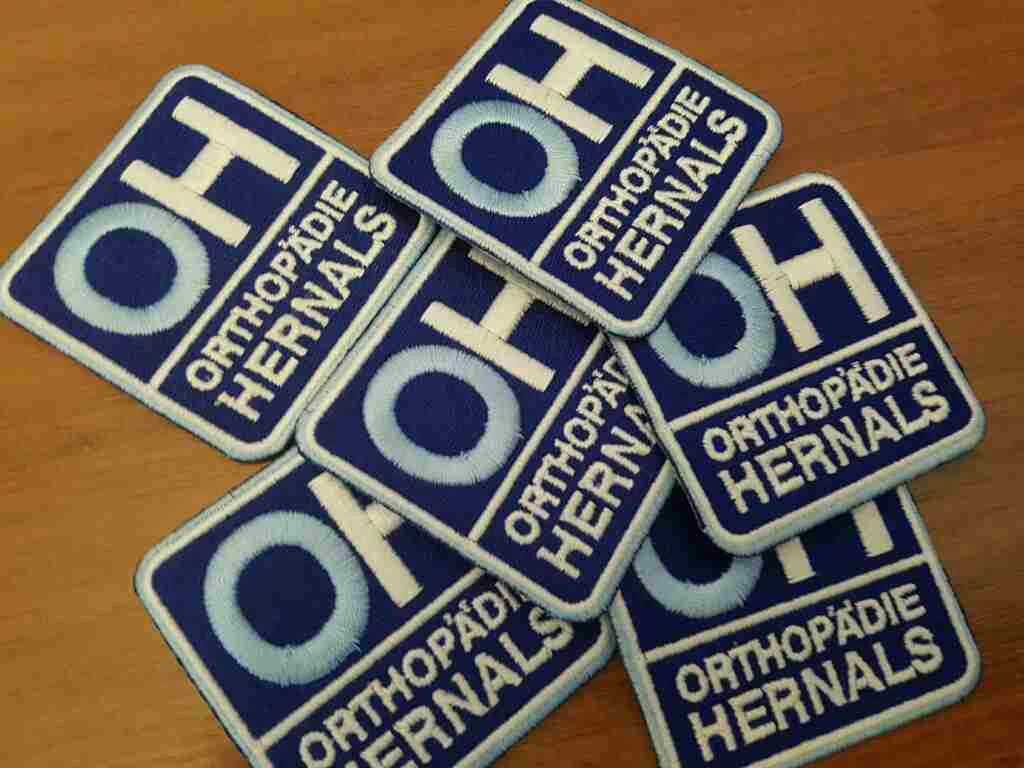 Orthopädie Hernals gestickte Aufnäher