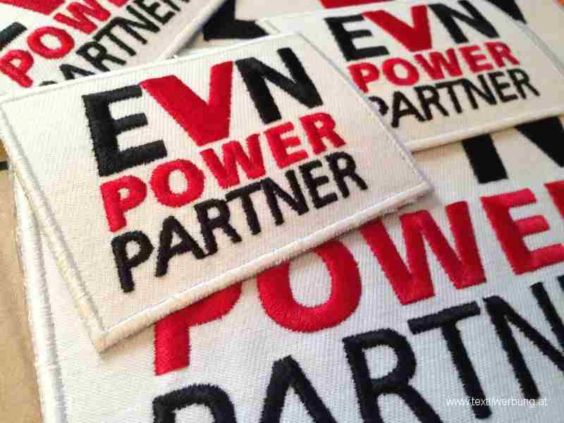EVN Power Partner gestickte Aufnäher