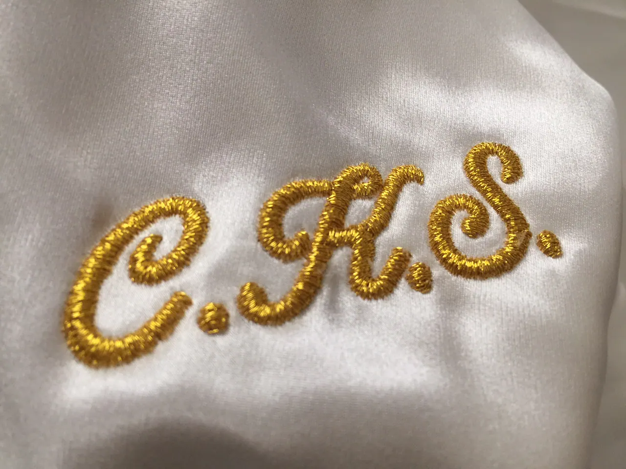 CHS Monogramm Stickerei Gold